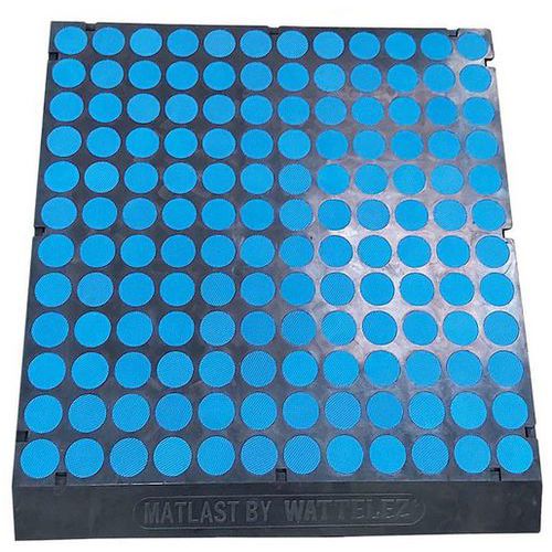 Alfombrilla antifatiga Matlast - 55,5 x 50 cm - 1 borde - Wattelez