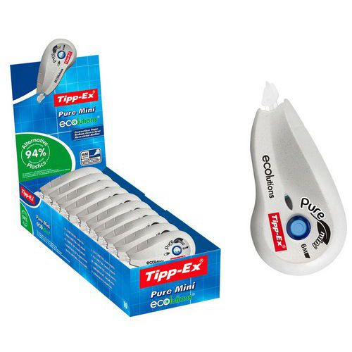 Correctores Tipp-Ex Pure Mini en cinta 6 m x 5 mm - BIC