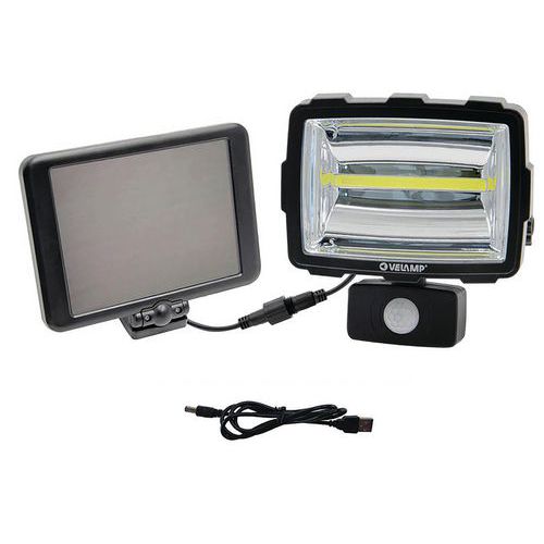 Foco LED solar INCA con detector - Velamp