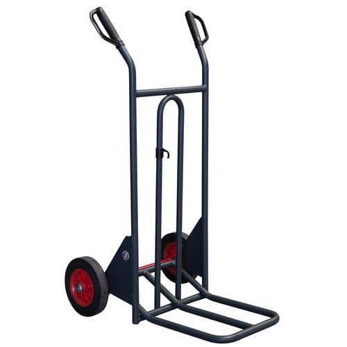 Carretilla ergonómica de acero 350 kg - Rueda de goma