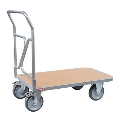 Carro ergonómico con respaldo replegable - Capacidad 400 kg