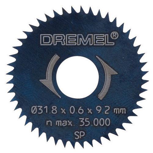 Lote de 2 hojas para minisierra circular Dremel