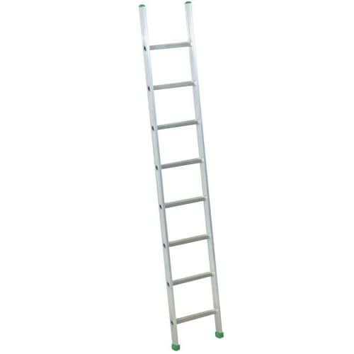 Escalera simple de aluminio Prima - De 5 a 9 peldaños inclinados - Facal