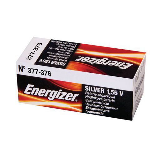 Pila de óxido de plata para reloj - 376 - 377 - Energizer