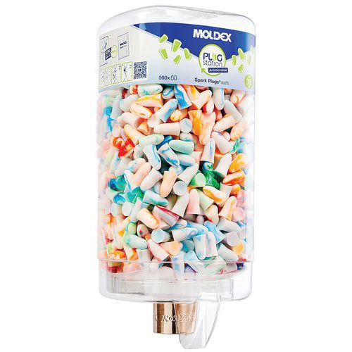 Dispensador de tapones antimicrobianos para los oídos Plugstation 500 - Moldex