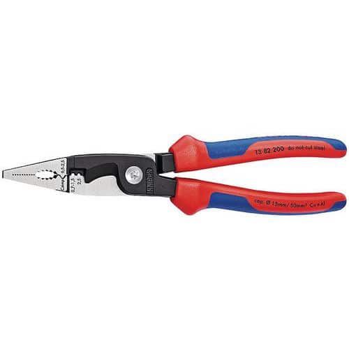 Alicates para instalaciones eléctricas enfundadas bimaterial Knipex