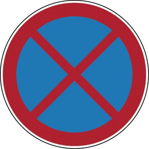 Señal de prohibición - Parada y estacionamiento prohibidos - Rígido