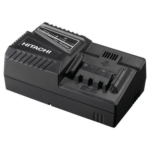 Cargador para batería Hikoki de ion de litio 14,4 V y 18 V con inserción deslizante