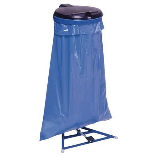 Soporte fijo para bolsas de basura 120 L con pedal