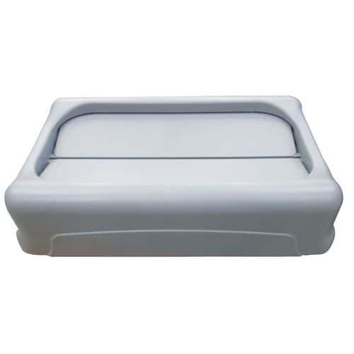 Tapa gris basculante para Slim Jim Vented de 60 y 87 L - Rubbermaid