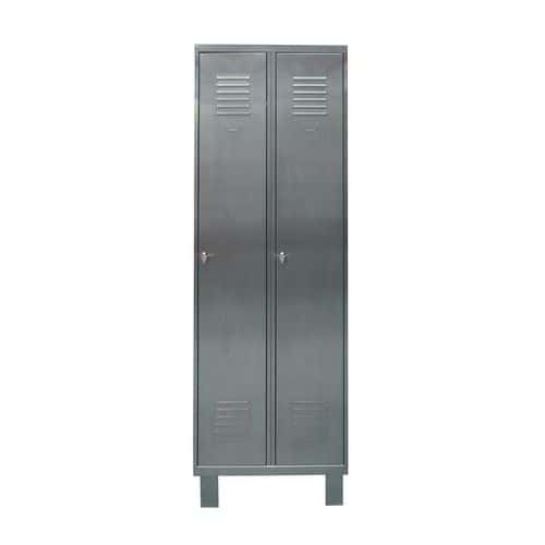 Vestuario inox 1 a 3 columnas - Industria limpia - En patas