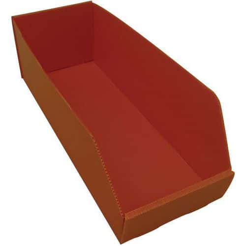 Caja desplegable con abertura frontal - Longitud 480 mm - De 13 L a 18 L