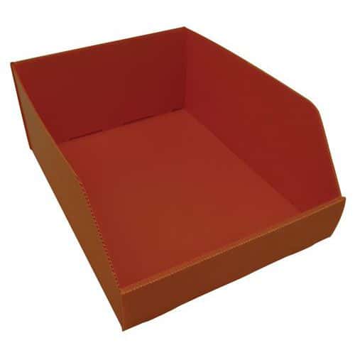 Caja desplegable con abertura frontal - Longitud 380 mm - De 5 L a 17 L