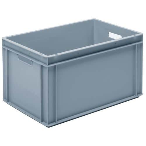 Caja apilable norma Europa color gris RAKO - 60 L