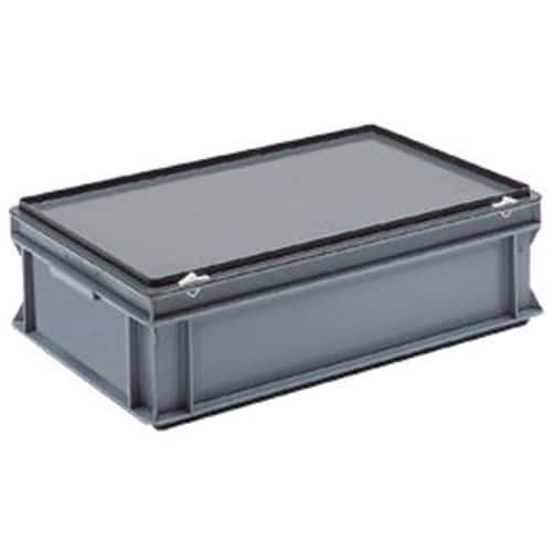 Cajas con tapa RAKO color gris - 600x400 mm - de 30 a 90 L