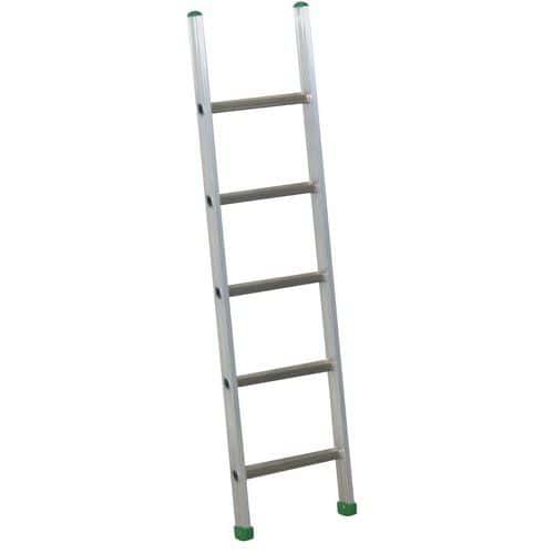 Escalera simple de aluminio Prima - De 5 a 9 peldaños inclinados - Facal