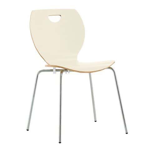 Silla café V 4 patas