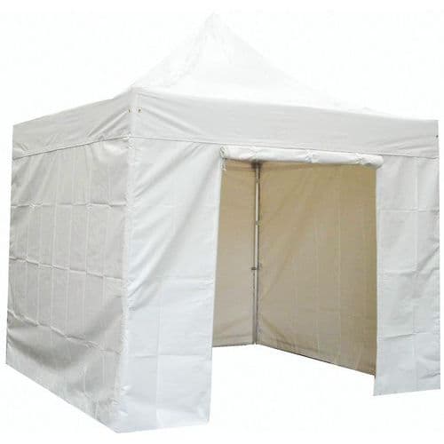 Carpa de aluminio con techo y paredes