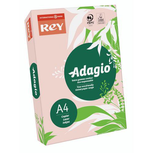 Paquete de 500 hojas Adagio - Color - 80 g