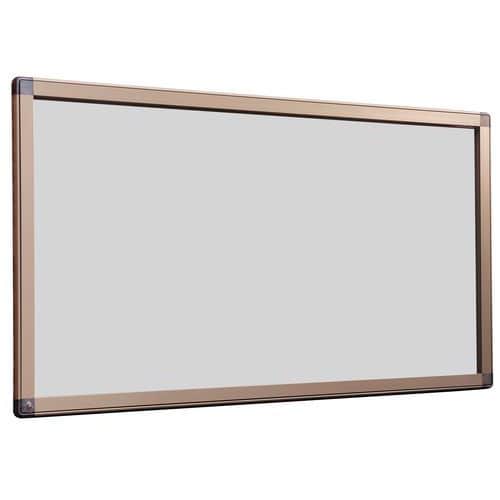 Vitrina de exterior con puerta batiente Grande Antares de estilo italiano - Fondo de aluminio