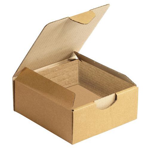 Caja para envíos de cartón kraft multiusos - Con lengüeta - Habana