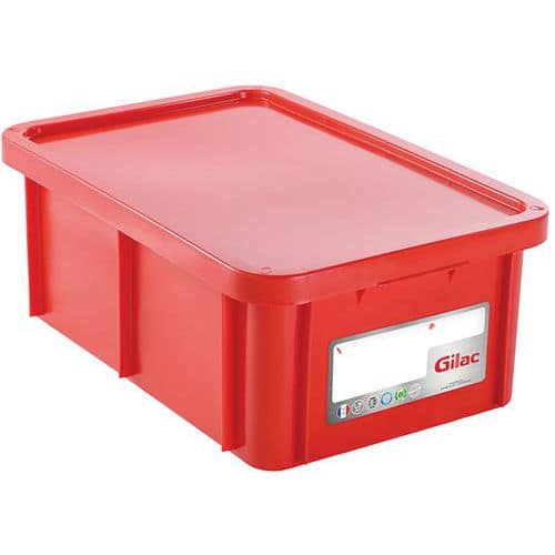 Caja apilable con tapa - 595 mm de longitud- de 35 a 55 L - Gilac