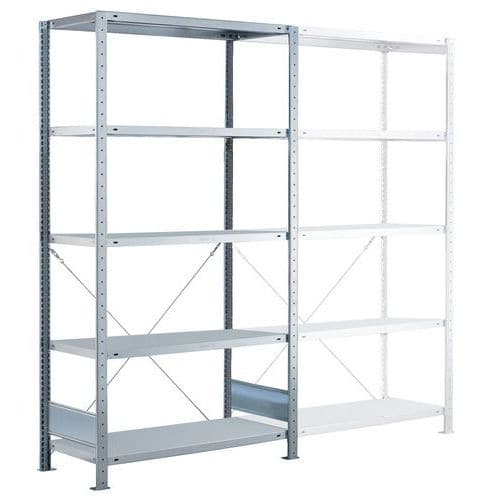 Estantería ligera Easy-Fix - Acabado galvanizado - Schulte