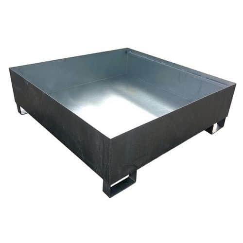 Cubeta colectora de acero galvanizado - 440 L - Sameto Technifil