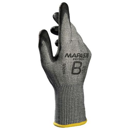 Guantes anticortes de nivel B Krytech 578 - Mapa