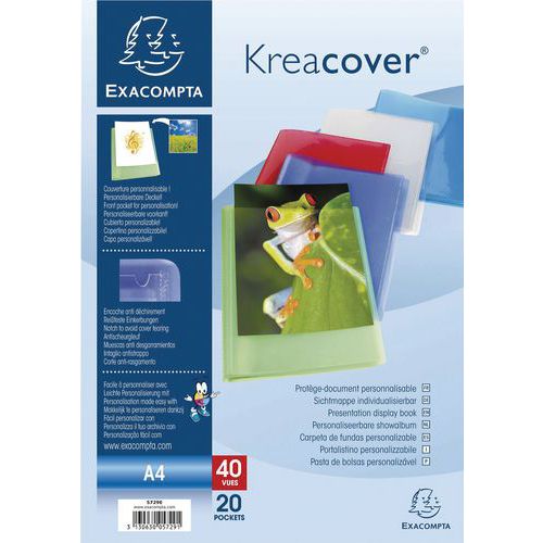 Protegedocumentos semirígido Kreacover A4