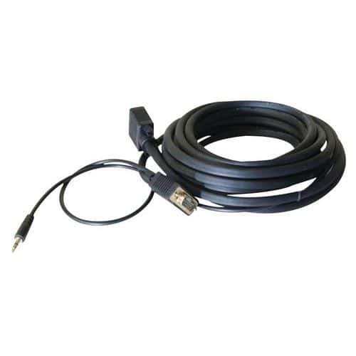 Cable para pantalla SVGA + audio - 1,80m