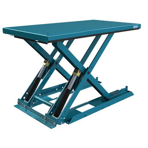 Mesa elevadora ergonómica fija extraplana MX-10 - Capacidad 1000 kg