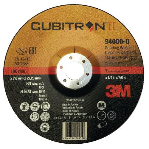 Disco de desbarbado Cubitron II