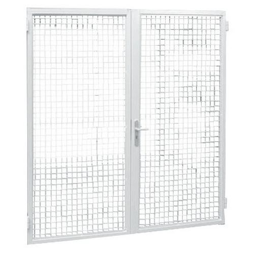 Puerta de rejilla anticaídas para estanterías de palés Easy-Rack - Manorga