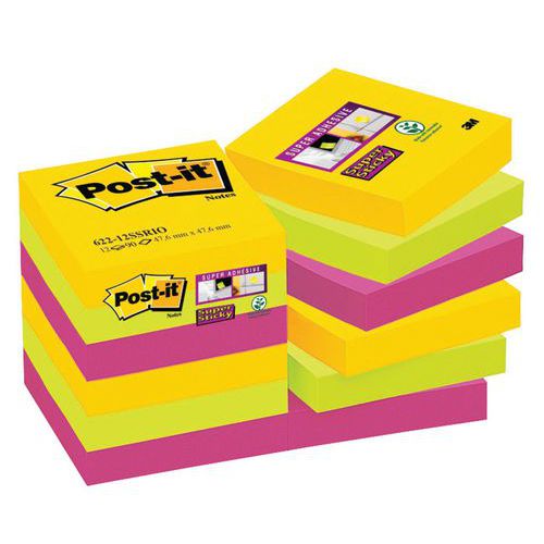 Post-it® Super Sticky Surtido