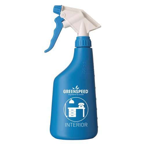 Envase aerosol vacío para vidrio - azul