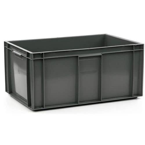 Caja para paredes y fondo macizos - gris - Longitud 400 a 800 mm - 10 a 162 L