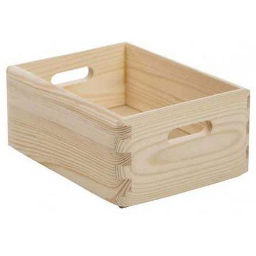 Caja de madera - Paredes macizas - Longitud de 300 a 460 mm - De 2,9 a 34,5 L