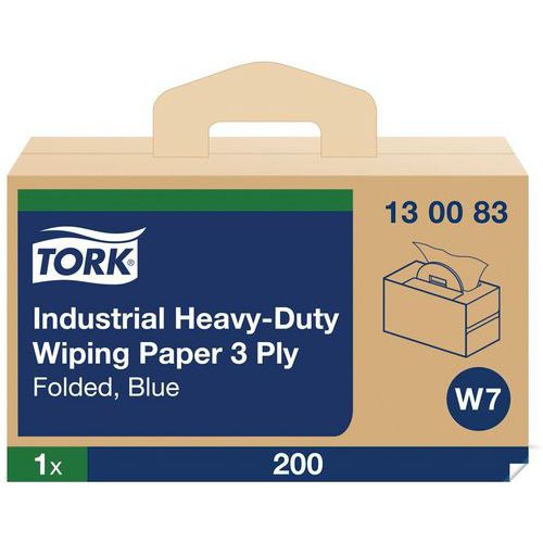 Papel de secado industrial ultrarresistente - Tork