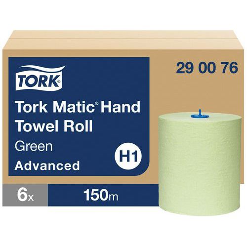 Rollo de papel de cocina Tork Matic verde para H1