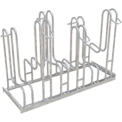 Soporte para bicicletas modelo 4000 - 6, 10 y 12 plazas frente a frente