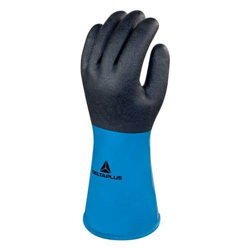 Guantes antifrío PVC/nitrilo forrados