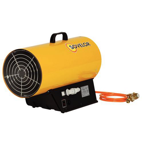 Calefactor de aire impulsado - Gas propano - Portátil - Encendido automático - BLP 33E, BLP 53E y BLP 73E