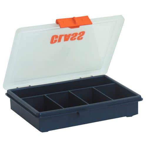 Caja con compartimentos fijos