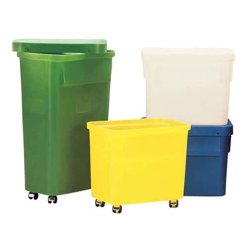 Caja encajable Ercobox - 75 L - Con ruedas