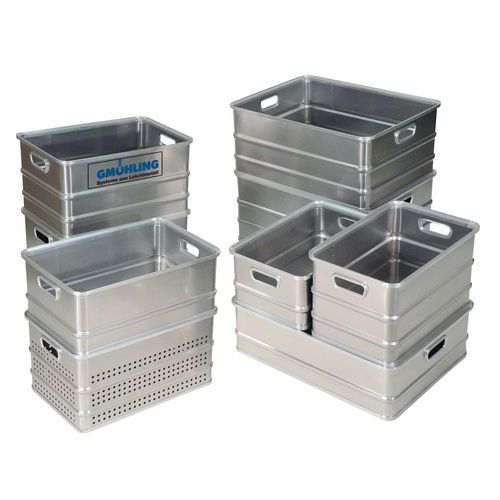 Caja de transporte de aluminio - 758 mm de longitud - De 77 a 155 L