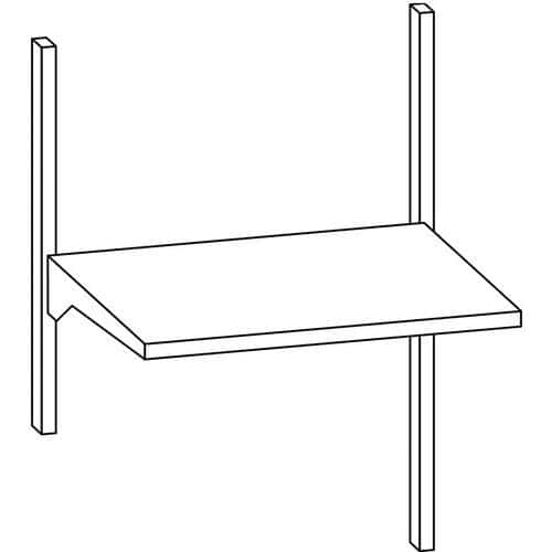 Montante para estanterías de pared Combi-Theek