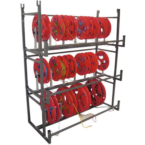 Estantería para devanadores y bobinas Bobi-Rack - Cable Equipments