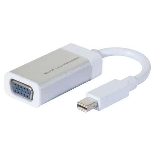 Adaptador metálico activo Mini DisplayPort 1.2 a VGA