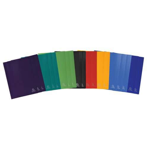 Protegedocumentos de polipropileno opaco flexible 40 vistas - Colores surtidos - Lote de 20